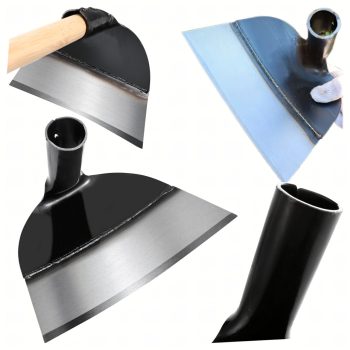 Kovácsolt kapa acélból, nyél nélkül, 18 cm