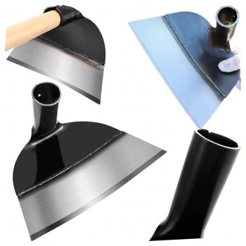 Kovácsolt kapa acélból, nyél nélkül, 26 cm