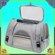 Kényelems kisállat hordozó táska, kutyáknak és macskáknak egyaránt, szürke, 44 x 28 x 25 cm