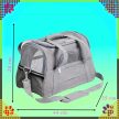 Kényelems kisállat hordozó táska, kutyáknak és macskáknak egyaránt, szürke, 44 x 28 x 25 cm
