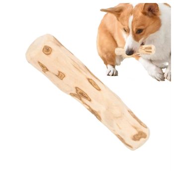Fából készült rágóbot kutyáknak, 14x1 cm