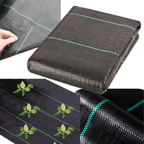 Kerti agrotextília gyomok ellen, 140g/m2,  3,2x10 méter, fekete