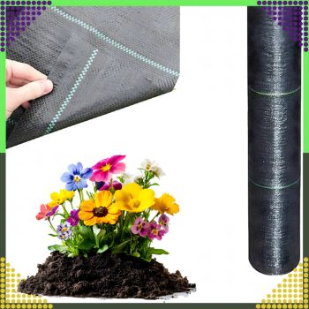   Geotextil, fekete gyomgátló szőnyeg, 140g/m2, 1,6x50 méter