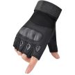 Ujjatlan katonai taktikai kesztyű, L méret, fekete