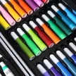 Festő és színező készlet gyerekeknek, praktikus tároló bőrönben 145 db-os készlet