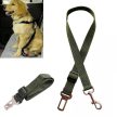 Állítható biztonsági öv autóba házikedvenceknek, sötétzöld, 45-72 cm    