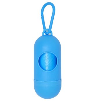 Kutyapiszok zacskó tartó zacskóval, kék