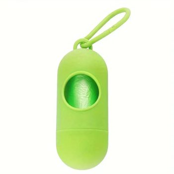 Kutyapiszok zacskó tartó zacskóval, zöld