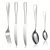 Rozsdamentes acél evőeszközkészlet, 5 db-os készlet