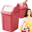  Billenő fedeles szemetes kuka 38 x 23 x 23 cm, piros szín