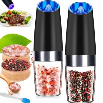 2 DB-os elektromos só és borsörlő készlet LED fénnyel