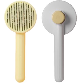 Öntisztító kisállat kefe házikedvenceknek, sárga