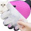Szilikon szőrzetápoló kesztyű kisállatoknak, rózsaszín