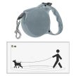 Automata póráz, szürke, 5 m