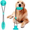 Interaktív kutya jutalomfalat játék tapadókoronggal, türkiz