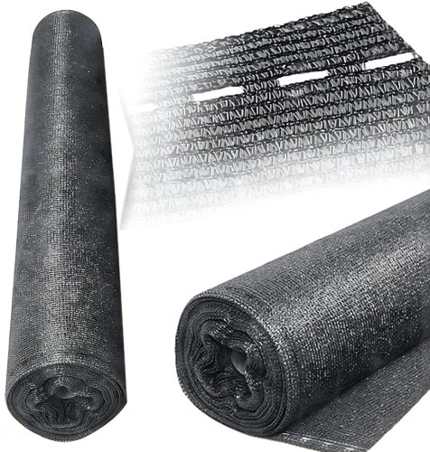 Árnyékoló háló, 95%-os, antracit, 1,5x10 m, 180g/m2