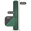 Árnyékoló háló 1,5x5m, 95%-os, 180 g/m2, zöld