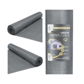 Árnyékoló háló 1,5x10m, 95%, szürke, 180 g/m2