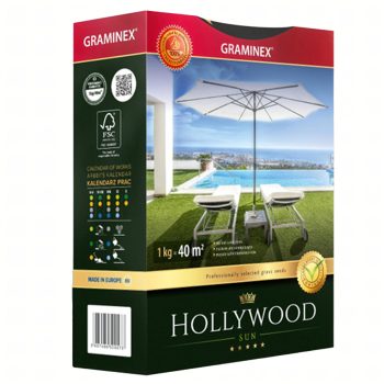   Hollywood Sun fűmag keverék, száraz és napos helyekre, 1kg