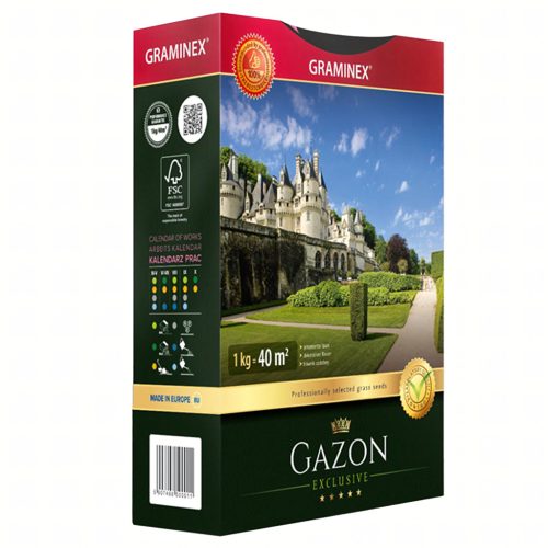 Graminex Gazon prémium minőségű pázsit fűmagkeverék, 1 kg