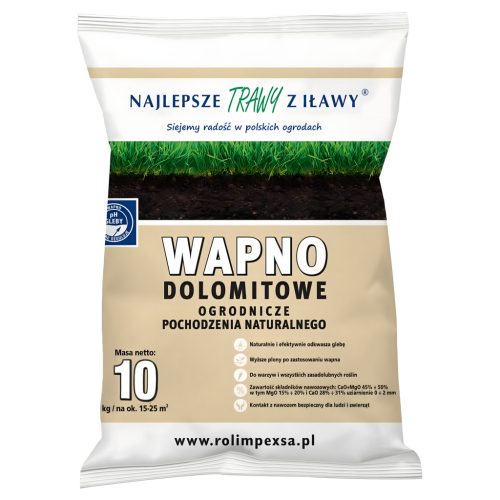 Dolomit mészkő, természetes kertészeti műtrágya, 10 kg