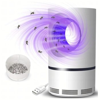   UV rovarirtó lámpa csapda szúnyogok, kullancsok, legyek ellen, USB ultrahangos