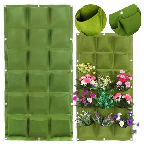 Zsebes függőleges növénytartó