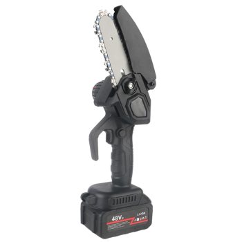 Akkumulátoros mini láncfűrész, 48 W, bőrönddel