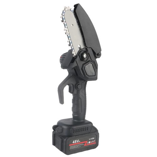 Akkumulátoros mini láncfűrész, 48 W, bőrönddel