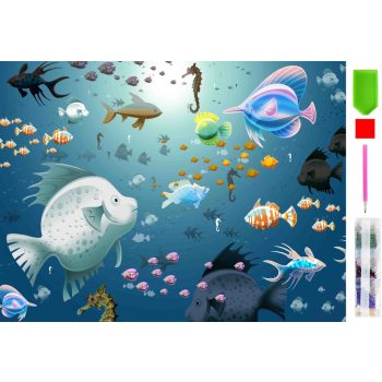 5D Kreatív gyémántszemes hímző szett