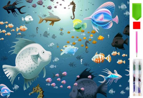 5D Kreatív gyémántszemes hímző szett