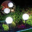 Napelemes Kerti golyólámpa, LED, 3 db