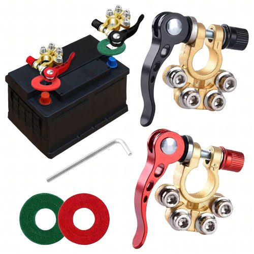 Két darabos (pozitív és negatív) akkumulátorsaru robusztus készlet