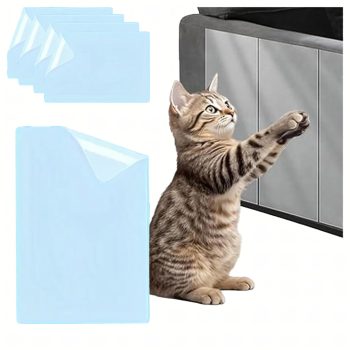   Védőfólia bútorokhoz, ajtókhoz, macskakaparóhoz, 5 db, 45x15cm