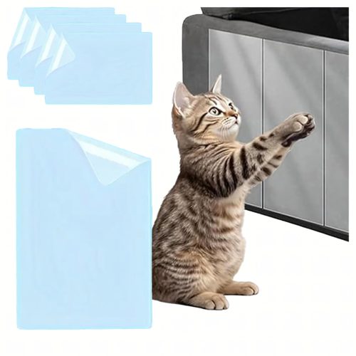Védőfólia bútorokhoz, ajtókhoz, macskakaparóhoz, 5 db, 45x15cm