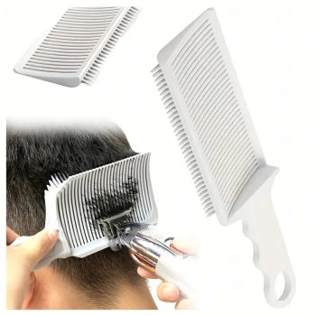   Professzionális fodrászfésű hajvágáshoz és rétegezéshez, fehér