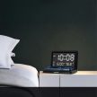 3 az 1-ben digitális ébresztőóra, vezeték nélküli töltő 15 W-os, hőmérővel 