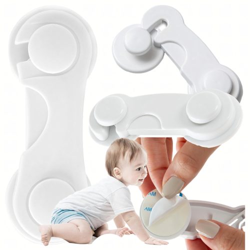 Szekrénybiztonsági bútorzár fiókos ajtókhoz csecsemőknek és gyermekeknek