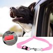 Biztonsági öv kutyáknak és macskáknak autóba, állítható póráz 45 - 72 cm