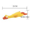 Nyikorgó Nagy Gumi Csirke Játék Kutyáknak és Kölyökkutyáknak 22 cm