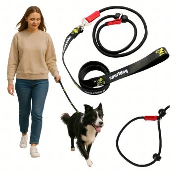   Nejlon húzópóráz 140 cm-es kiképzőpóráz gyalogláshoz és tréninghez – póráz és nyakörv egyben