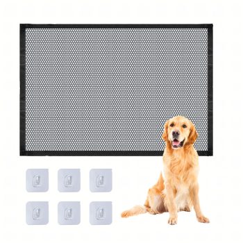 Hálós biztonsági kapu kutyáknak és macskáknak 110x72cm