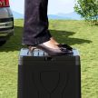 Nagyméretű összecsukható hordozható kemping WC 