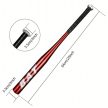 Alumínium Baseballütő 25" 64cm Edző Piros