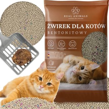   Természetes bentonit macskaalom 20 kg, csomósodó, pormentes, ultra nedvszívó