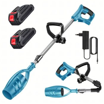   összecsukható kerti lombhófúvó 2x 1300 mAh akkumulátorral 