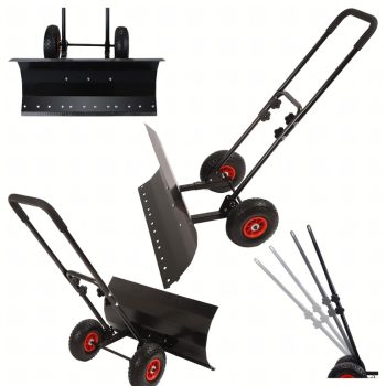   75 cm-es kerekes hóeke, állítható fogantyú, felfújható kerekek, könnyű ősszeszerelés