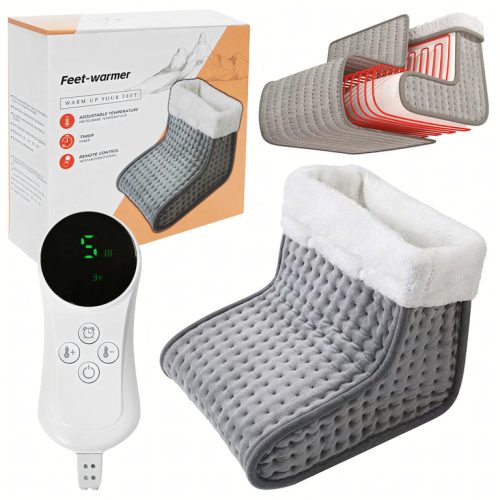 Elektromos lábmelegítő távirányítóval, 9 fokozattal