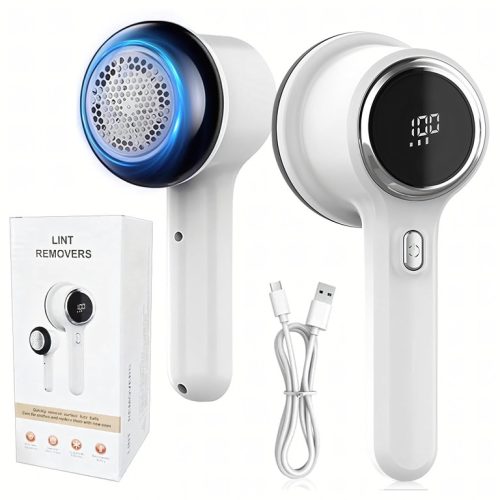 Univerzális akkus szösz eltávolító ruhákhoz, pulóverekhez, ruházathoz, kárpitozott bútorokhoz, kanapékhoz