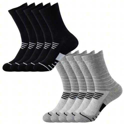 10 db férfi téli sportzokni, meleg, hosszú, 40-43-as méretben